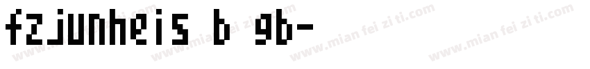 fzjunheis b gb字体转换
